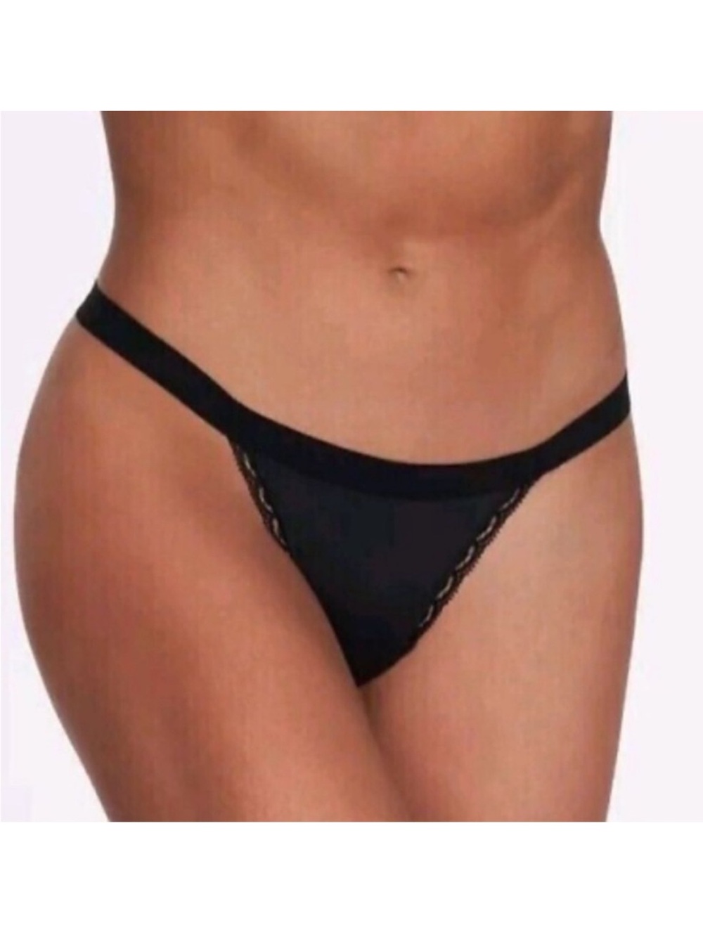 Frederick's of Hollywood Panty 1X Black Lace